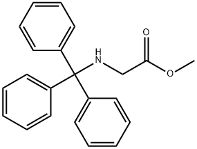 N-三苯甲基甘氨酸甲酯 结构式