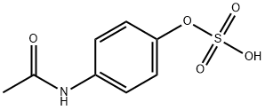 N-(4-ヒドロキシフェニル)アセトアミド·硫酸塩 化学構造式
