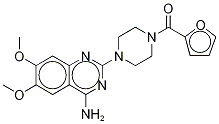哌唑嗪-D<SUB>8</SUB>, 1006717-55-0, 结构式