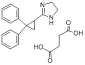 シベンゾリン/こはく酸,(1:1) 化学構造式