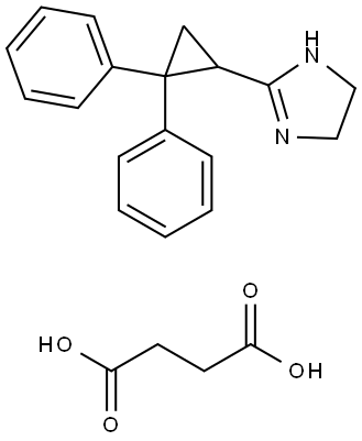 琥珀酸西苯唑啉,100678-32-8,结构式