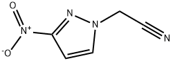 (3-nitro-1H-pyrazol-1-yl)acetonitrile Structure