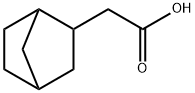 ノルボルナン-2-酢酸 化学構造式