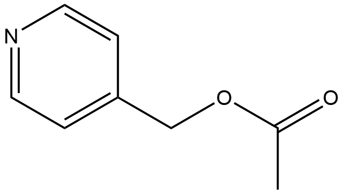 4-ACETOXYMETHYLPYRIDINE Struktur