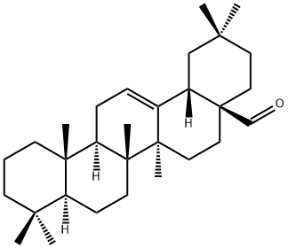 Olean-12-en-28-al 结构式