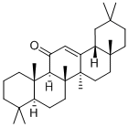 オレアナ-12-エン-11-オン 化学構造式