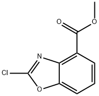 2-クロロベンゾ[D]オキサゾール-4-カルボン酸メチル 化学構造式