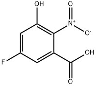 5-氟-3-羟基-2-硝基苯甲酸, 1007113-05-4, 结构式
