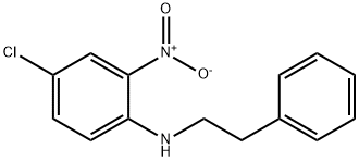 4-chloro-2-nitro-N-(2-phenylethyl)aniline Struktur