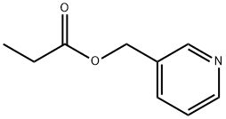 propionic acid-[3]pyridylmethyl ester Structure