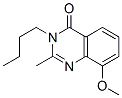 4(3H)-Quinazolinone,  3-butyl-8-methoxy-2-methyl- Structure