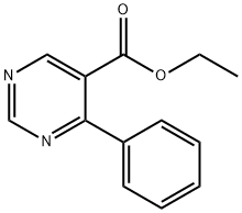 4-苯基-5-嘧啶羧酸乙酯 结构式