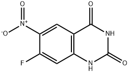 6-硝基-7-氟喹唑啉-(2,4-)二酮, 1007308-74-8, 结构式