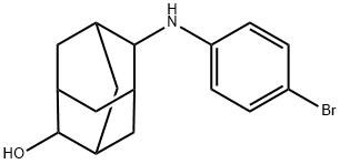 6-[(4-BroMophenyl)aMino]tricyclo[3.3.1.13,7]decan-2-ol Structure