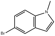 5-溴-1-甲基-1H-吲哚, 10075-52-2, 结构式