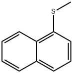 1-(メチルチオ)ナフタレン 化学構造式