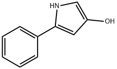 3-羟基-5-苯基吡咯, 100750-40-1, 结构式
