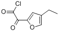 2-Furanacetyl chloride, 4-ethyl-alpha-oxo- (9CI) Structure