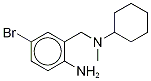 2-アミノ-5-ブロモ-N-シクロヘキシル-N-メチルベンジルアミン二塩酸塩 化学構造式