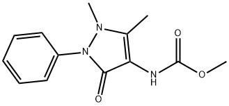4-AMinoantipyrine N-CarbaMic Acid Methyl Ester Structure