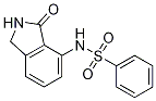BenzenesulfonaMide,N-(2,3-dihydro-3-oxo-1H-isoindol-4-yl)- Struktur