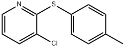 3-chloro-2-p-tolylsulfanylpyridine Structure