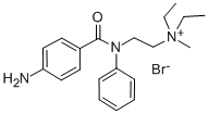(2-(p-Amino-N-phenylbenzamido)ethyl)diethylmethylammonium bromide Struktur