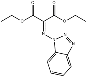 (苯并三唑1)亚氨基丙二酸二乙酯 结构式