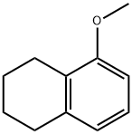 1,2,3,4-テトラヒドロ-5-メトキシナフタレン 化学構造式
