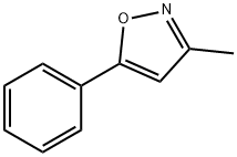 3-メチル-5-フェニルイソオキサゾール 化学構造式