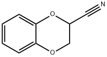 1,4-ベンゾジオキサン-2-カルボニトリル 化学構造式