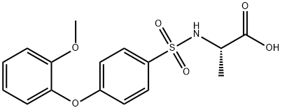 N-[4-(2-Methoxyphenoxy)phenylsulfonyl]-DL-alanine, 96%