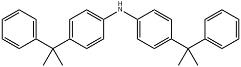 Bis[4-(2-phenyl-2-propyl)phenyl]amine Structure