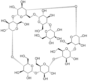 6-O-(maltosyl)cyclomaltohexaose Structure