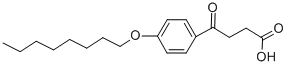 4-[4-(OCTYLOXY)PHENYL]-4-OXOBUTANOIC ACID 化学構造式