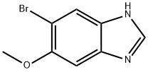 5-溴-6-(甲氧基)-1H-苯并[D]咪唑, 1008361-65-6, 结构式