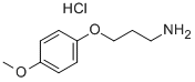3-(4-METHOXYPHENOXY)PROPAN-1-AMINE HYDROCHLORIDE Structure