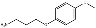 3-(4-甲氧基苯氧基)丙胺 结构式