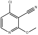 4-氯-2-甲氧基吡啶-3-甲腈 结构式