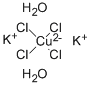 四氯合铜酸二钾二水合物, 10085-76-4, 结构式