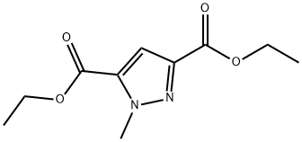1-METHYL-1 H-PYRAZOLE-3,5-DICARBOXYLIC ACID DIETHYL ESTER Structure