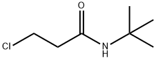 N-(TERT-ブチル)-3-クロロプロパンアミド 化学構造式