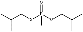 O,S-双异丁基甲基硫代膦酸脂 结构式