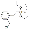 [2-[(chloromethyl)phenyl]ethyl]triethoxysilane  Struktur