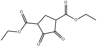 4,5-环戊二酮-1,3-二甲酸乙酯 结构式