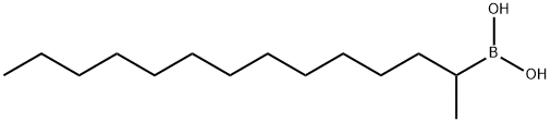 正十四烷基硼酸, 100888-40-2, 结构式