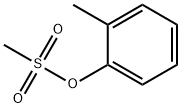 Methanesulfonic acid 2-methylphenyl ester Struktur