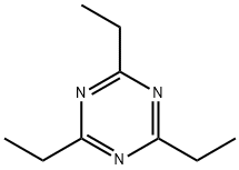 トリエチル-1,3,5-トリアジン 化学構造式