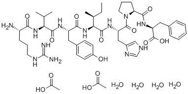 人ANGIOTENSIN III肽, 100900-06-9, 结构式