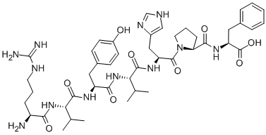 (VAL4)-ANGIOTENSIN III Structure